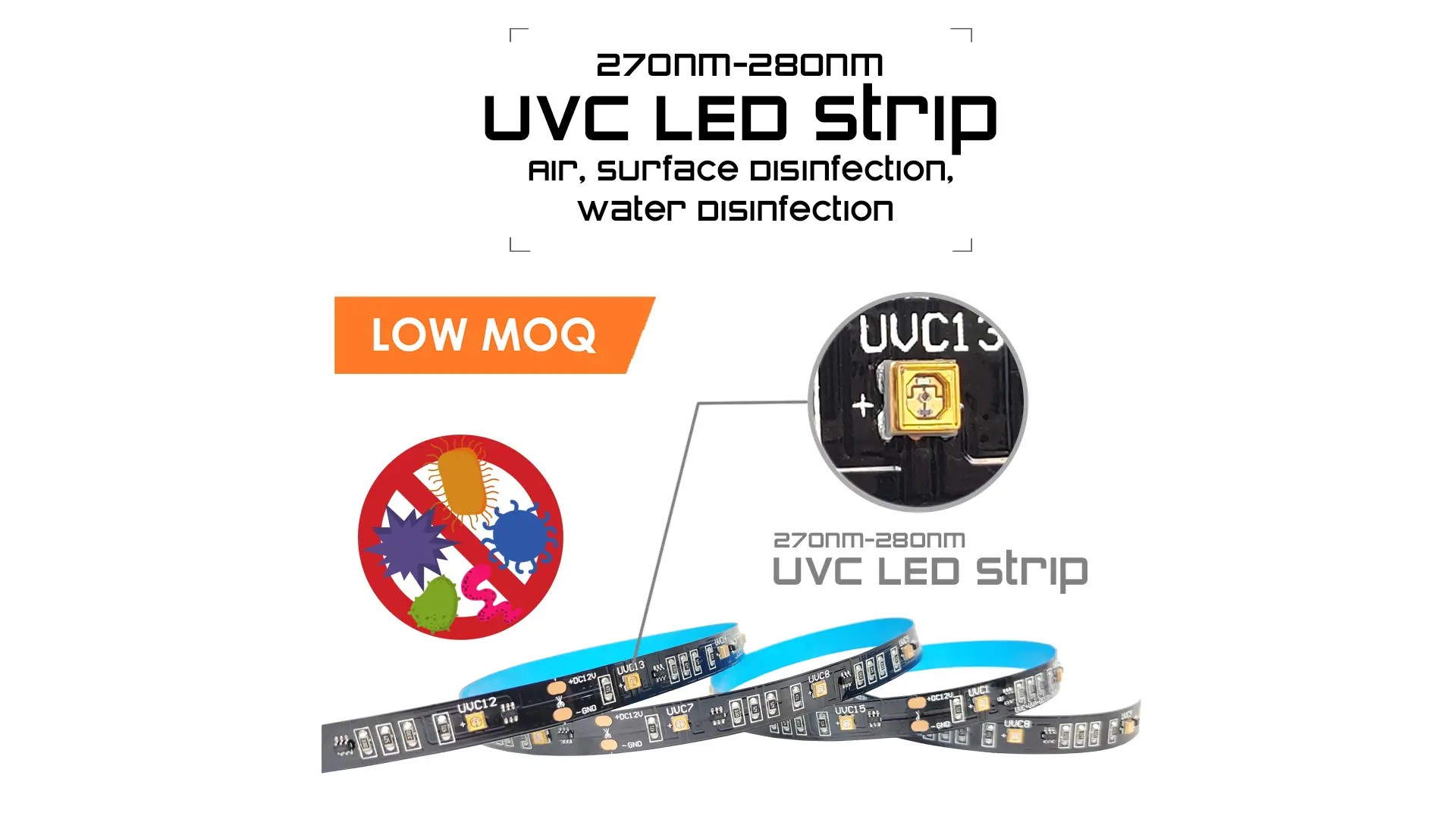 UVC led strip 169